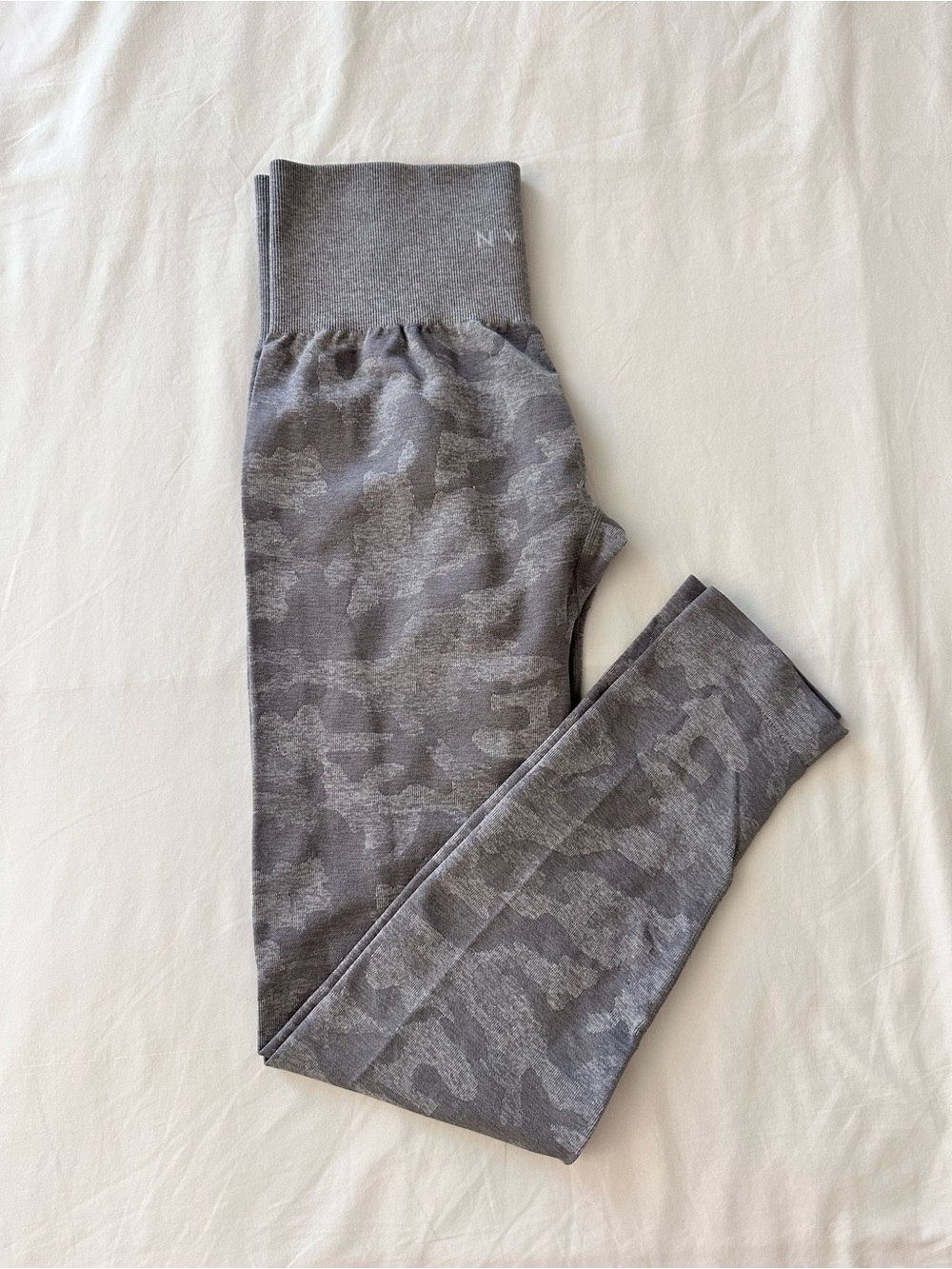 NVGTN Gray Camo High-Waist Leggings